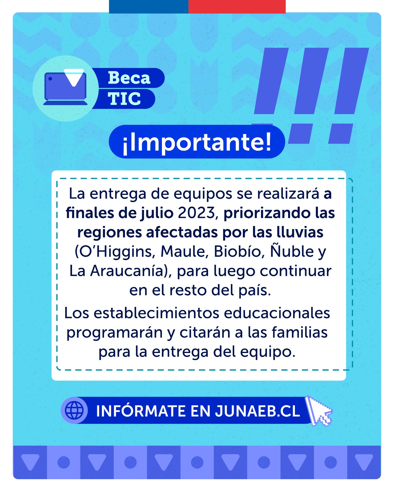 Becas TIC se entregan a fines de julio: Conoce con tu RUT si recibes el notebook gratuito de la Junaeb